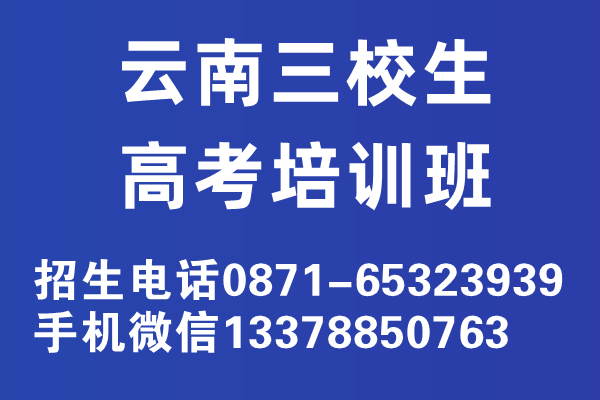 云南三校生高考培訓班有哪些學校招生